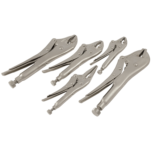 Locking Plier Set, 5 Pieces Sécurité Médic