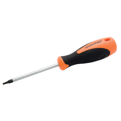 Square Recess Screwdriver, #2 Tip, Round, 4" L, Cushion Grip Handle Sécurité Médic