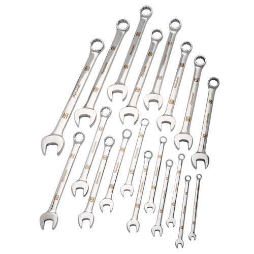 Wrench Set, Combination, 19 Pieces, Metric Sécurité Médic