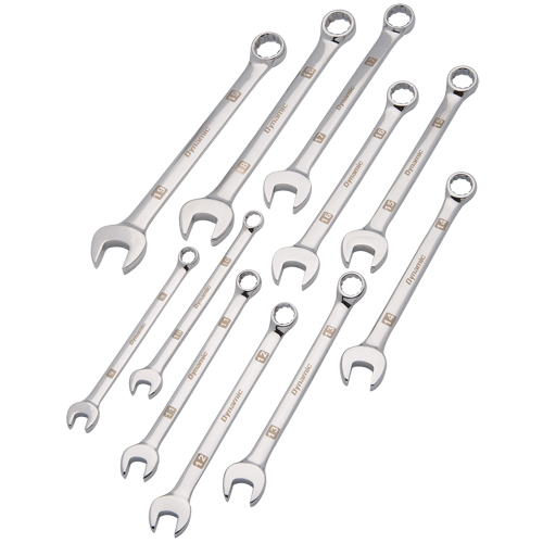 Wrench Set, Combination, 11 Pieces, Metric Sécurité Médic