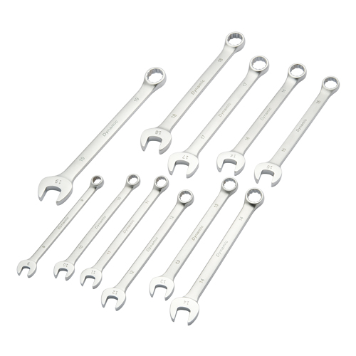 Wrench Set, Combination, 11 Pieces, Metric Sécurité Médic