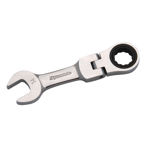 Metric Stubby Flex-Head Ratcheting Wrench Sécurité Médic