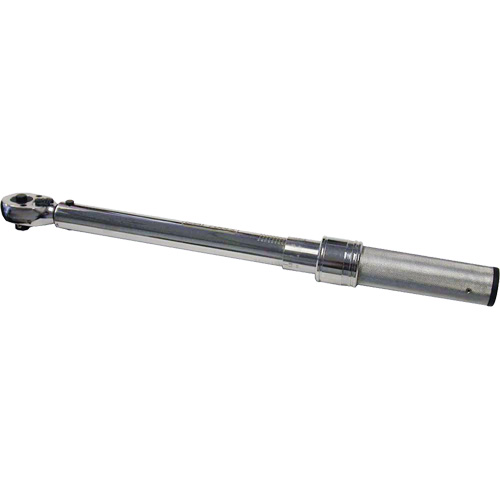 Micro-Adjustable Fixed-Head Torque Wrench, Click, 3/8" Square Drive, 10 - 100 ft-lbs. Sécurité Médic