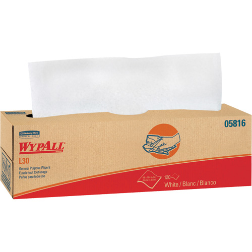 WypAll&reg; L30 General Purpose Towels, All-Purpose, 16-2/5" L x 9-4/5" W Sécurité Médic