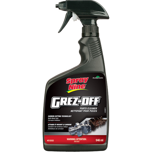 D&eacute;graissant Grez-Off, Bouteille &agrave; g&acirc;chette Sécurité Médic