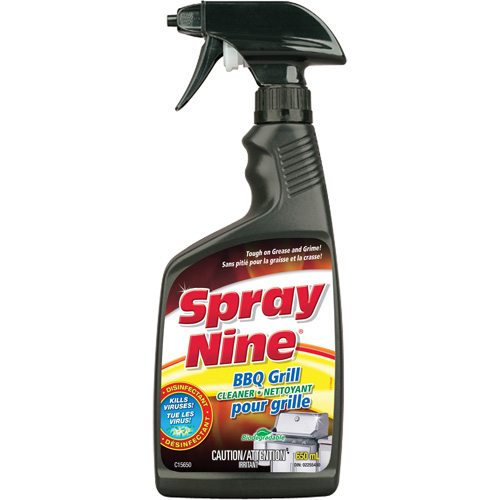 Spray Nine&reg; BBQ Grill Cleaner, 650 ml, Trigger Bottle Sécurité Médic