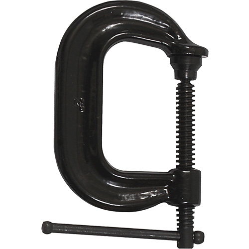 Regular-Duty Deep Throat C-Clamp, 2" (51 mm) Capacity, 2-1/8" (54 mm) Throat Depth Sécurité Médic
