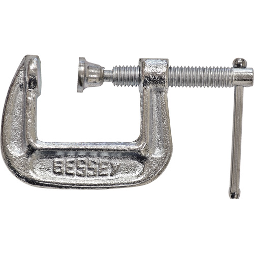 Light-Duty C-Clamp, 1" (25 mm) Capacity, 1" (25 mm) Throat Depth Sécurité Médic