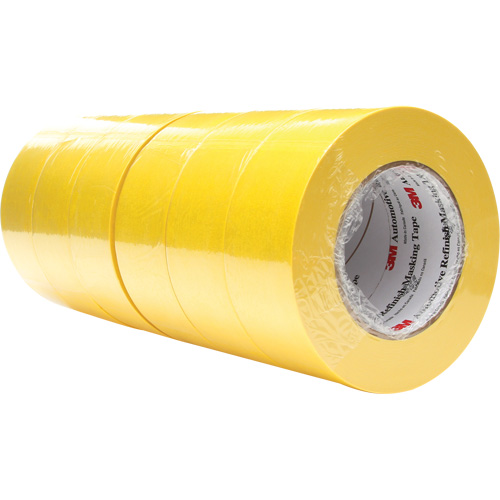 Ruban-cache de finition pour finition automobile 388N, 48 mm (2") x 55 m (180'), Jaune Sécurité Médic