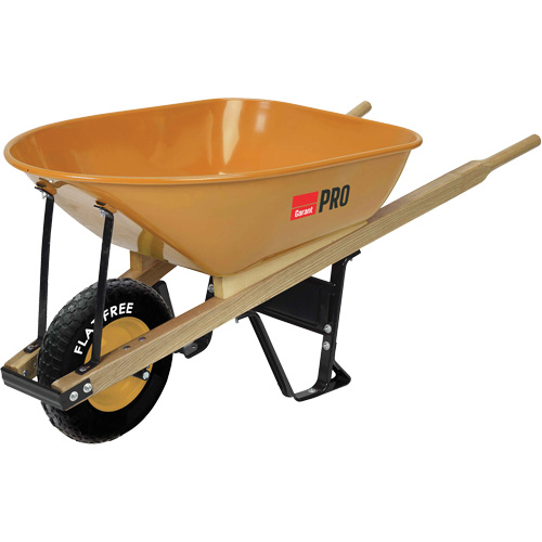 Wheelbarrow, 6 cu. ft., Steel Tray Sécurité Médic