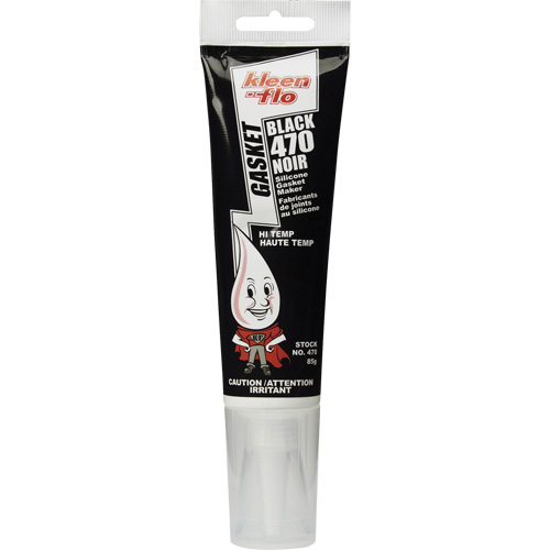470 Silicone Gasket Maker, Tube, Black Sécurité Médic