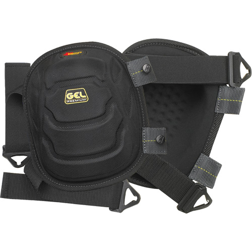 Gel-Tek Flooring Knee Pad, Buckle Style, Plastic Caps, Gel Pads Sécurité Médic