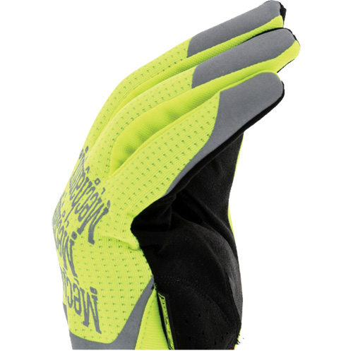 FastFit&reg; High-Visibility Work Gloves, Synthetic Palm, Size Medium/9 Sécurité Médic