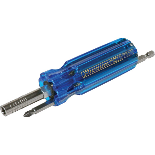 Super 8 Plus Multibit Screwdriver, Plastic Handle Sécurité Médic