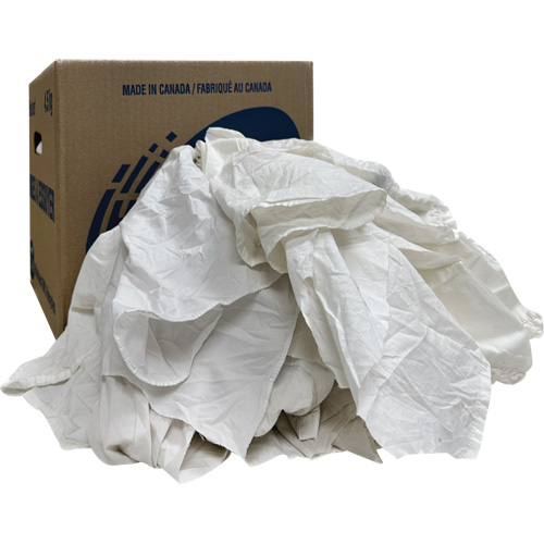 Boîte de chiffons d'essuyage, Blanc, 10 lb Sécurité Médic