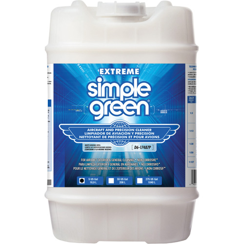 Extreme Simple Green&reg; Aircraft & Precision Cleaner, 5 gal., Jug Sécurité Médic