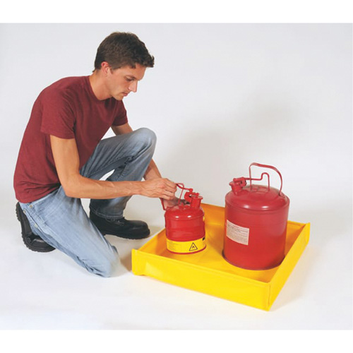 Flexible Ultra-Utility Tray, 12" lo x 12" la x 4,8" h, Cap. de d&eacute;versement 1,5 gal. US Sécurité Médic