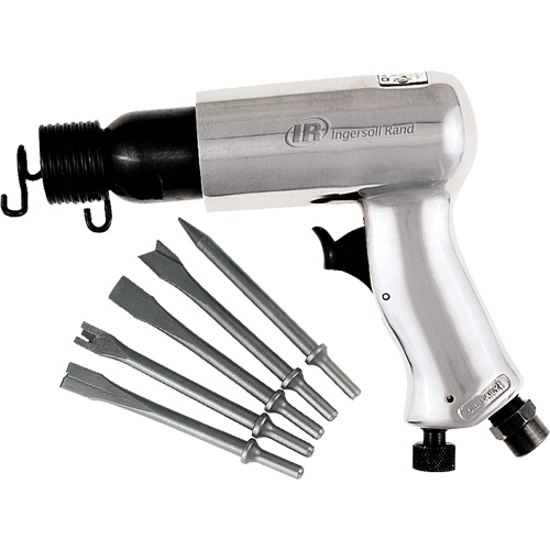 Air Hammer with Chisel Set, 3 CFM, 1/4" NPT, 3500 BPM, 11/16" x 2-5/8" (17.46mm x 66.68mm) Sécurité Médic