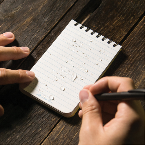 Pocket Top-Spiral Notebook, Soft Cover, Yellow, 100 Pages, 3" W x 5" L Sécurité Médic