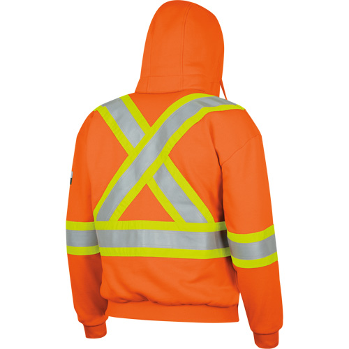 338SF Flame-Resistant Zip Style Hoodie, Men's, X-Large, High Visibility Orange, 22 cal/cm² Sécurité Médic