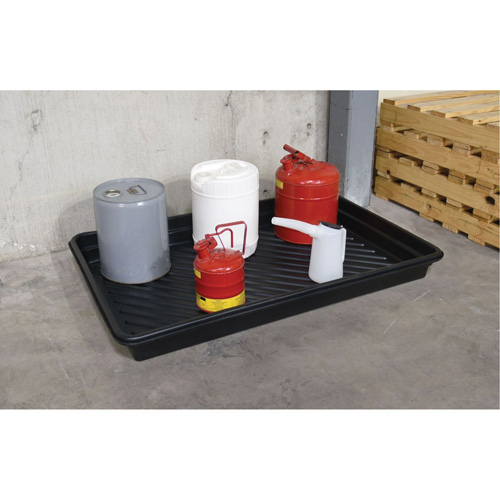 Plateaux Ultra-Utility Trays, 24" lo x 36" la x 4,75" h, Cap. de d&eacute;versement 18 gal. US Sécurité Médic