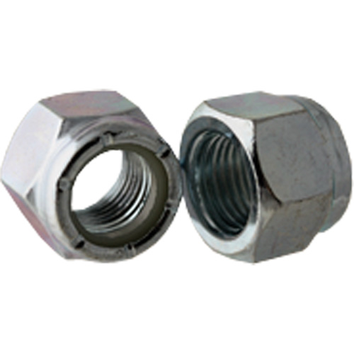 Nylock Nut, 5/16"-18 Dia., Zinc Cr+3, Coarse Sécurité Médic