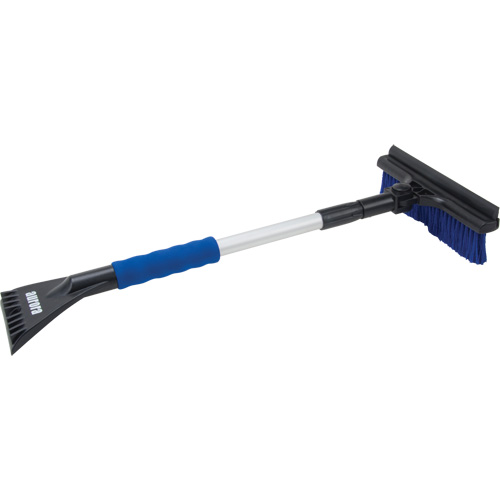 Snow Brush, Telescopic, Polypropylene Blade, 32-1/2" Long, Blue Sécurité Médic