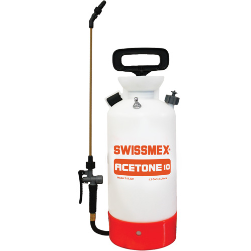Pulv&eacute;risateur &agrave; main pour ac&eacute;tone , 1,3 gal. (5 L), Polypropyl&egrave;ne, Lance de 20" Sécurité Médic