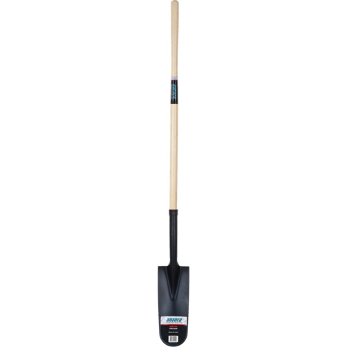 Heavy-Duty Drain Spade, Carbon Steel, 16" x 6" Blade, 45" L, Straight Handle Sécurité Médic