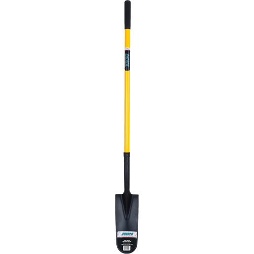 Drain Spade Shovel, Tempered Steel, 14" x 6" Blade, 46" L, Straight Handle Sécurité Médic