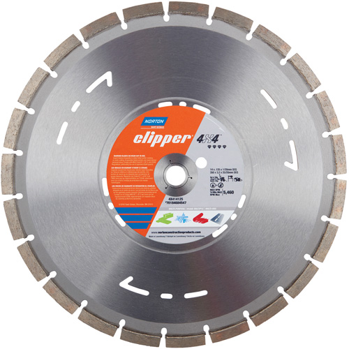 Clipper 4X4 Multi-Purpose Dry Segmented High-Speed Blade Sécurité Médic