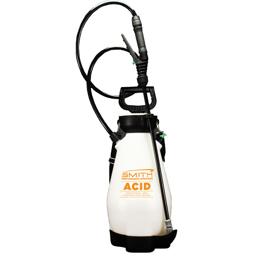 Vaporisateur d'acide &agrave; compression s&eacute;rie industriel & entrepreneur, 2 gal. (9 L), Poly&eacute;thyl&egrave;ne, Lance de 21" Sécurité Médic