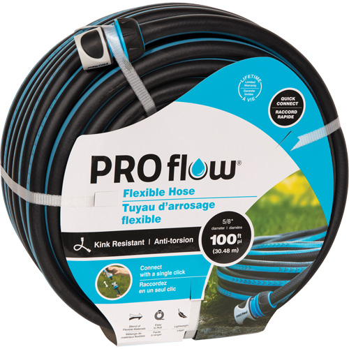 Boyau flexible, Plastique, 5/8" dia x 50' Sécurité Médic