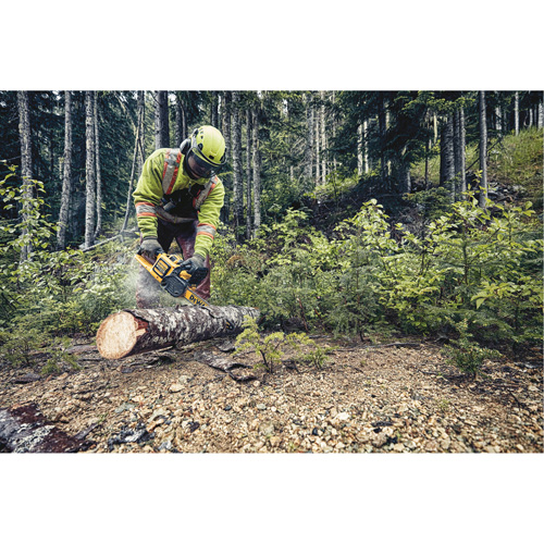 Flexvolt&reg; Cordless Chainsaw, 16", Battery Powered, 60 V Sécurité Médic