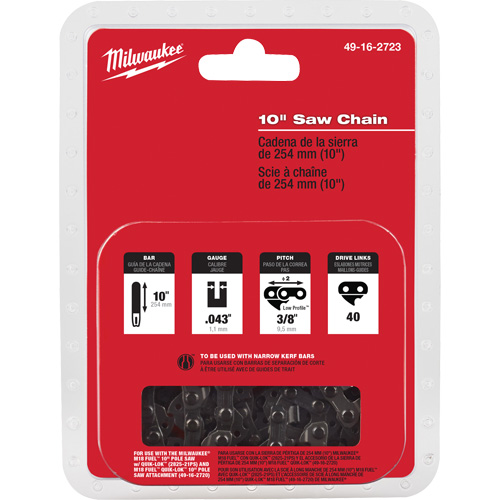 M18 Fuel 10" Saw Chain Sécurité Médic