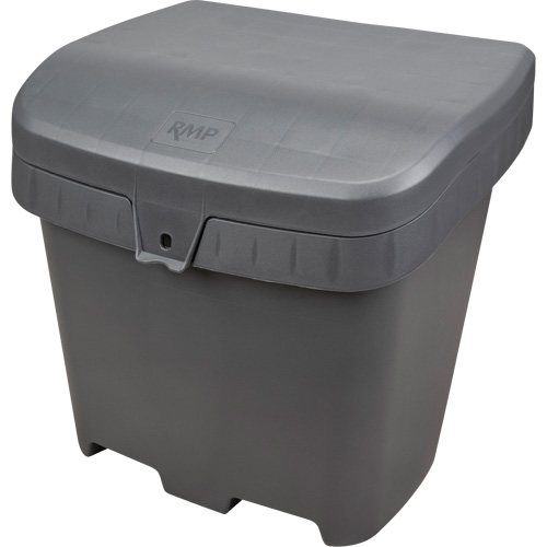 Salt & Sand Storage Bins, With Hasp, 21" x 27" x 26", 4.24 cu. ft., Grey Sécurité Médic