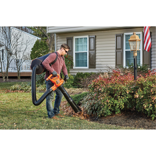 3-in-1 VacPack Leaf Blower/Vacuum/Mulcher, 250 MPH Output, Electric Sécurité Médic
