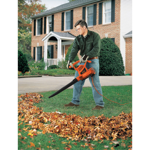 Leaf Blower/Vacuum/Mulcher, 210 MPH Output, Electric Sécurité Médic