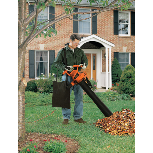 Leaf Blower/Vacuum/Mulcher, 210 MPH Output, Electric Sécurité Médic