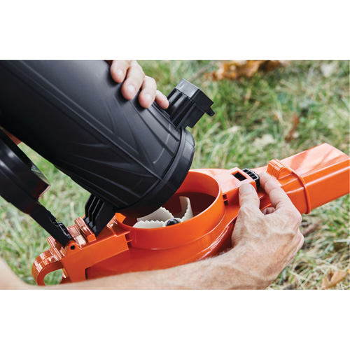 Leaf Blower/Vacuum/Mulcher, 210 MPH Output, Electric Sécurité Médic