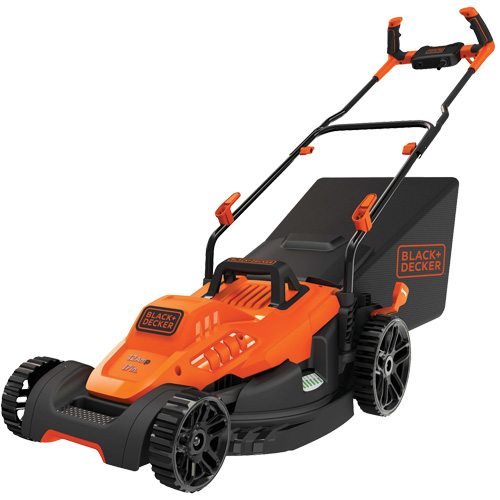 Tondeuse &agrave; gazon avec poign&eacute;e confortable, Pouss&eacute;e, &eacute;lectrique, Largeur de coupe 17" Sécurité Médic