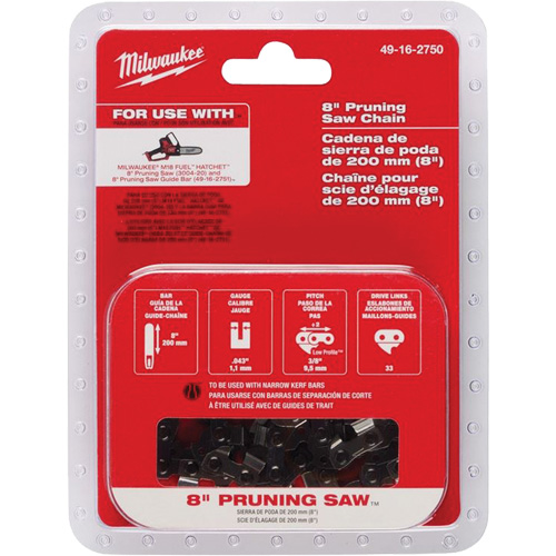 8" Pruning Saw Chain Sécurité Médic
