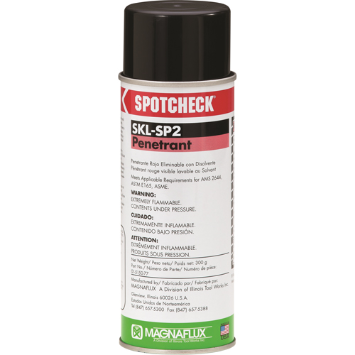 Spotcheck&reg; Penetrants - SKL-SP2, Aerosol Can Sécurité Médic