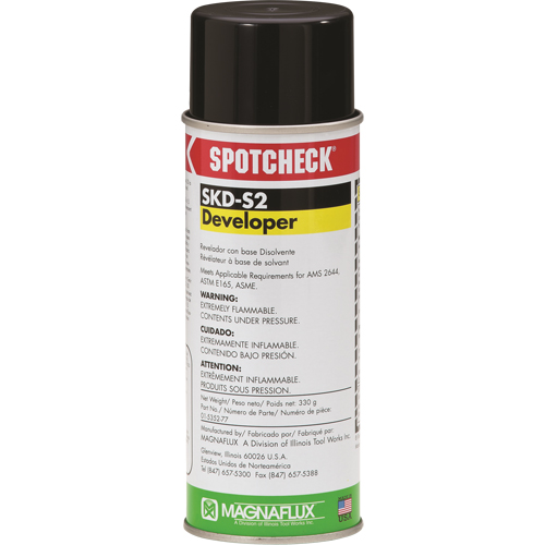 Spotcheck&reg; SKD-S2 Solvent Developer, Aerosol Can Sécurité Médic