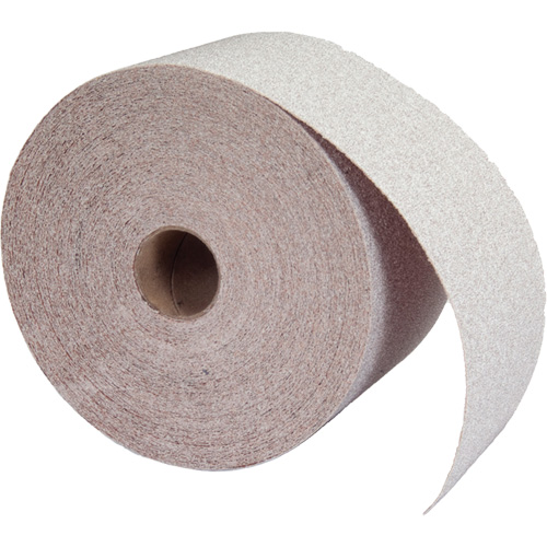 Rouleau de papier abrasif PSA sans chargement, Oxyde d'aluminium, 2-3/4" la x 90' lo, Grain 120 Sécurité Médic