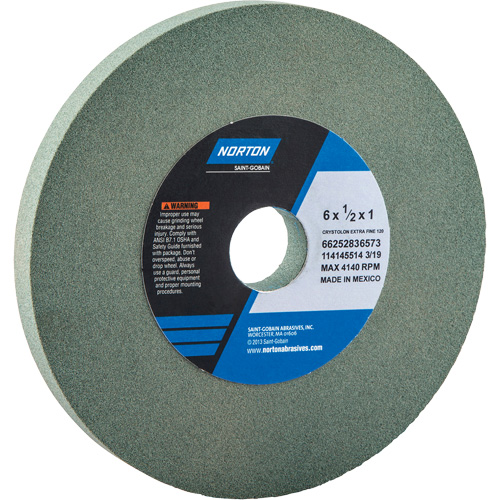 Bench Grinding Wheels - Gemini, 6" x 1/2", 1" Arbor Sécurité Médic