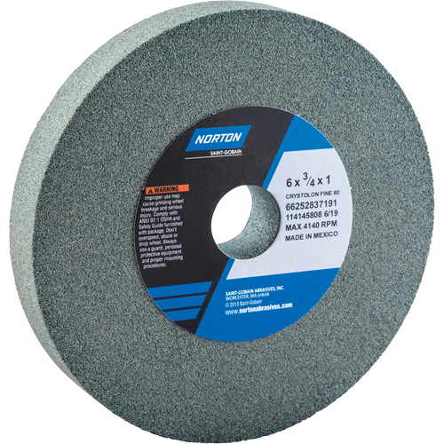 Bench Grinding Wheels - Gemini, 6" x 3/4", 1" Arbor Sécurité Médic