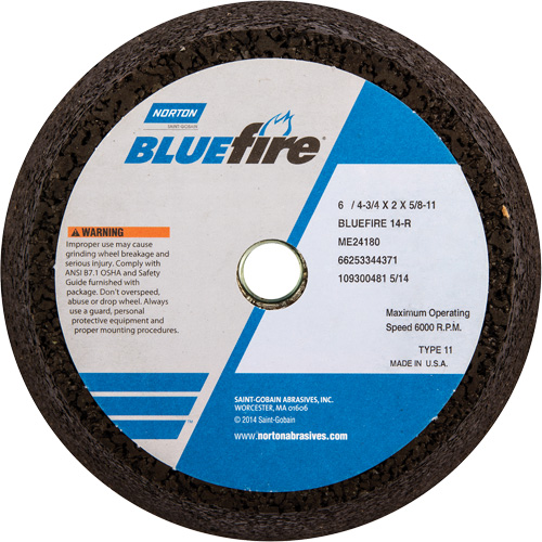 Disque &agrave; &eacute;barbage portatif non renforc&eacute; BlueFire Sécurité Médic