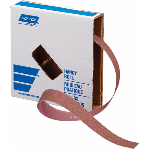 Sanding Roll, Aluminum Oxide, 1" W x 150' L, 180 Grit Sécurité Médic