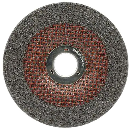 Meule &agrave; moyeu d&eacute;port&eacute;, 5" x 27, Oxyde d'aluminium Sécurité Médic
